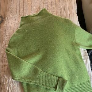 Wilfred Light Green Turtleneck Sweater